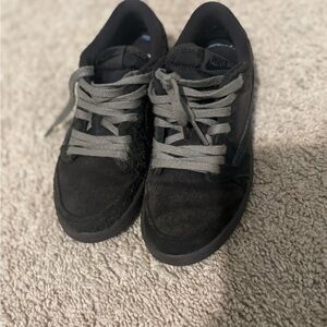 Travis Scott Kids Black and Gray Sneakers